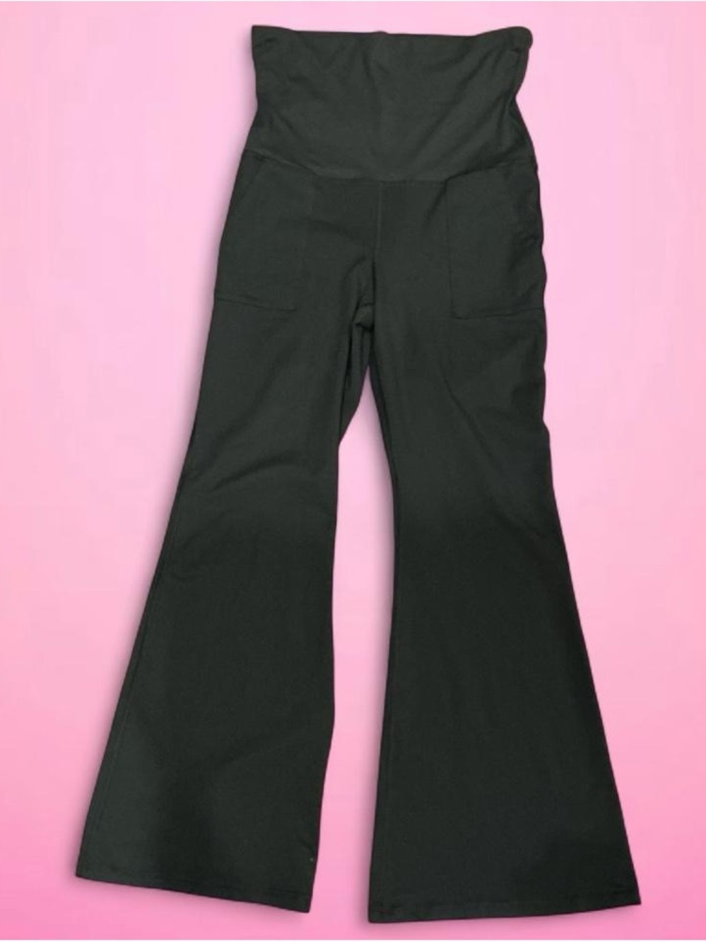🌸Offline by Aerie Black High-Waist Flared Leggings